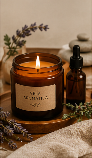 Velas aromáticas artesanales